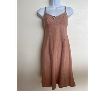 Nanette Lepore Fitted Red Gingham Sun-Dress - Size 2